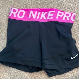 Nike Pro Black Running Shorts, small